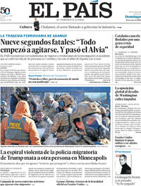Portada El País 2026-01-25