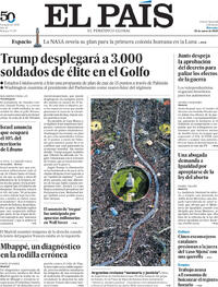 Portada El País 2026-03-25