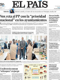 Portada El País 2026-04-25