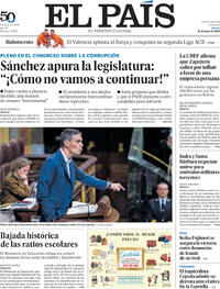 Portada El País 2026-06-25