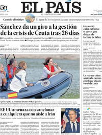 Portada El País 2026-08-25