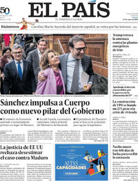 Portada El País 2026-03-27