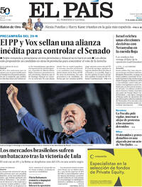 Portada El País 2026-10-27