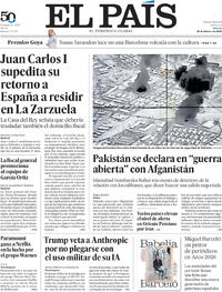 Portada El País 2026-02-28