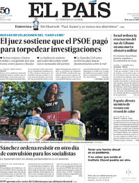 Portada El País 2026-05-28