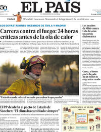 Portada El País 2026-07-28