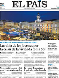 Portada El País 2026-09-28
