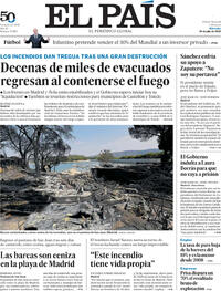 Portada El País 2026-07-29