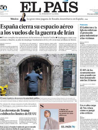 Portada El País 2026-03-30