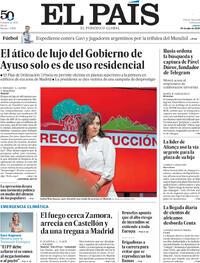 Portada El País 2026-07-30