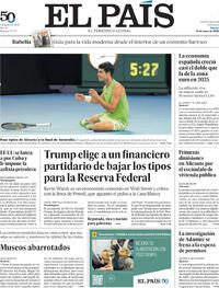 Portada El País 2026-01-31