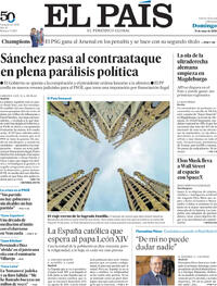 Portada El País 2026-05-31