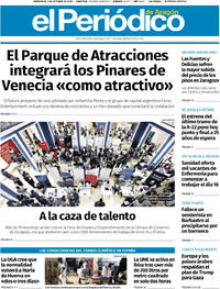 Portada El Periódico Aragón 2025-10-01