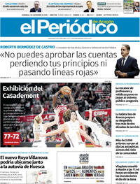 Portada El Periódico Aragón 2025-11-02