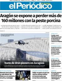 Portada El Periódico Aragón 2025-12-02