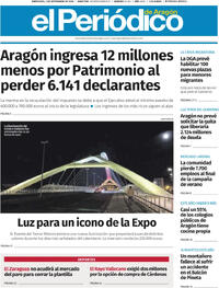 Portada El Periódico Aragón 2025-09-03