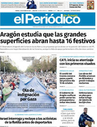 Portada El Periódico Aragón 2025-10-03