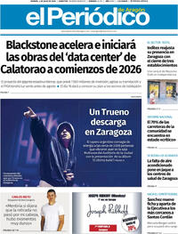 Portada El Periódico Aragón 2025-07-04