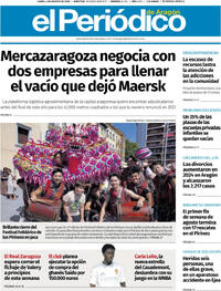Portada El Periódico Aragón 2025-08-04