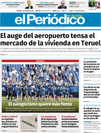 Portada El Periódico Aragón 2025-10-05