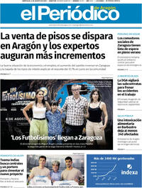 Portada El Periódico Aragón 2025-08-06