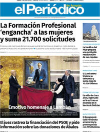 Portada El Periódico Aragón 2025-07-11