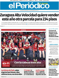 Portada periódico El Periódico Aragón