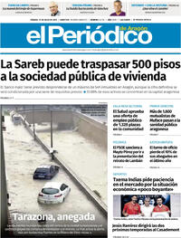 Portada El Periódico Aragón 2025-07-12