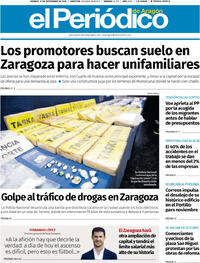 Portada El Periódico Aragón 2025-09-12