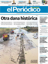 Portada El Periódico Aragón 2025-07-13