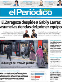 Portada El Periódico Aragón 2025-10-13