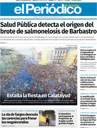 Portada El Periódico Aragón 2025-08-14