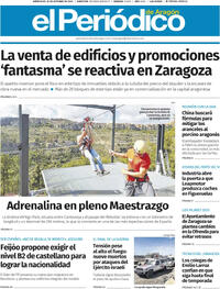 Portada El Periódico Aragón 2025-10-15
