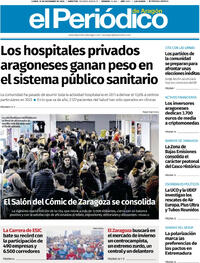 Portada El Periódico Aragón 2025-12-15