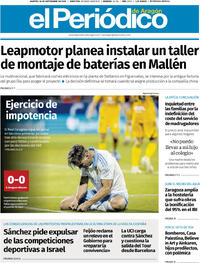 Portada El Periódico Aragón 2025-09-16