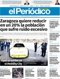Portada El Periódico Aragón 2025-10-16