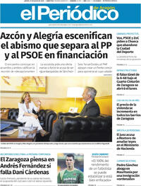 Portada El Periódico Aragón 2025-07-17