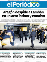 Portada El Periódico Aragón 2025-08-17