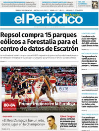 Portada El Periódico Aragón 2025-10-17