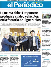 Portada El Periódico Aragón 2025-12-17