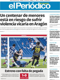 Portada El Periódico Aragón 2025-08-18
