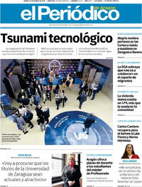 Portada El Periódico Aragón 2025-03-20