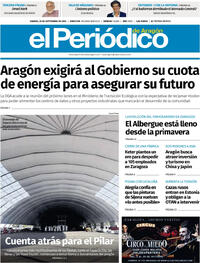 Portada El Periódico Aragón 2025-09-20