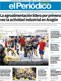 Portada El Periódico Aragón 2025-07-21