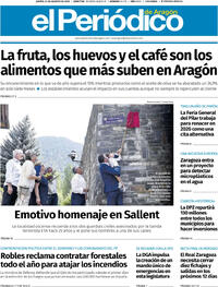 Portada El Periódico Aragón 2025-08-21