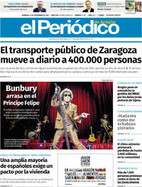 Portada El Periódico Aragón 2025-09-21