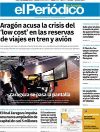 Portada El Periódico Aragón 2025-11-24