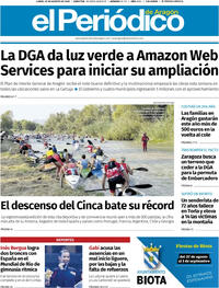 Portada El Periódico Aragón 2025-08-25