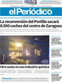Portada El Periódico Aragón 2025-07-29