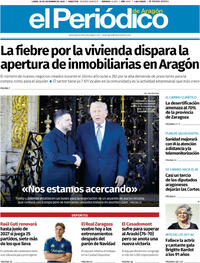 Portada El Periódico Aragón 2025-12-29
